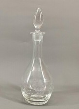 9135196 Carafe en Verre Coupé à la Main Déco Florale H30cm