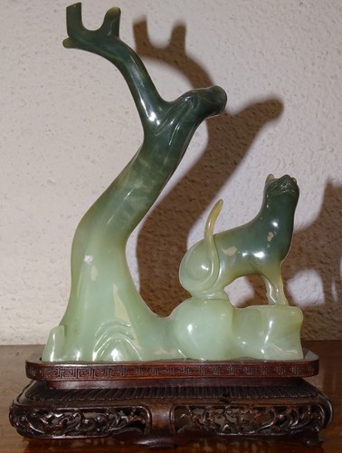 Sculpture ancienne jade - en,