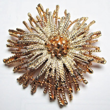 Grande broche soleil couleur