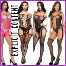 ❌ Combinaison Résille Bodystocking ❌ Lingerie Robe Sexy ClubWear ❌ Échancré Sexy