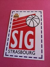 Sig Strasbourg Ecusson Carte Panini Basket Lnb Pro A 1995 #166