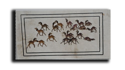 Adorable peinture miniature