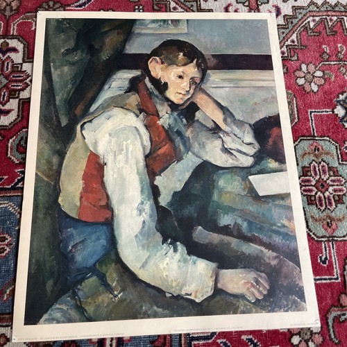 Paul cézanne affiche - paul, en