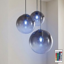 Pendel LED RGB En Verre Fumé