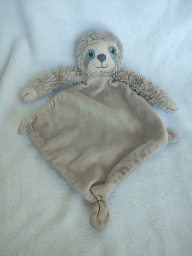 Doudou plat paresseux marron - plat,