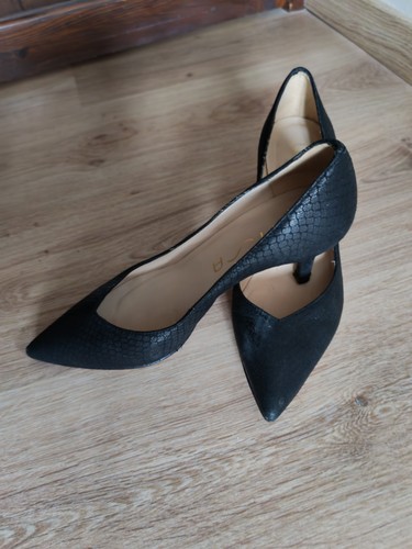 Escarpins noirs bouts - escarpins,