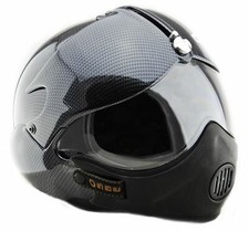 Ouvert Scooter Moto Casque Osbe Gpa Aviation TORNADO Carbone + Masque