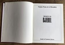 FRANCE - LIVRE GUERRE D’ALGÉRIE - « SOLDAT DU DJEBEL » de François Porteu