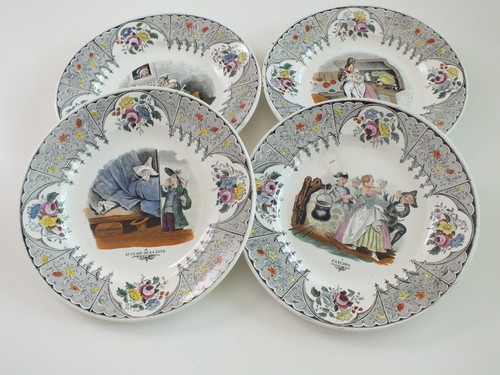 Rares assiettes parlantes - 4,