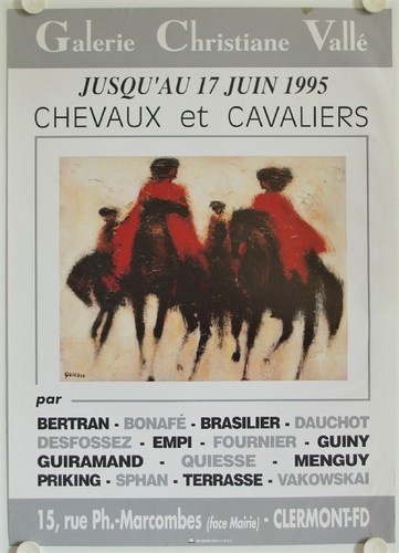 Affiche quiesse chevaux - affiche,
