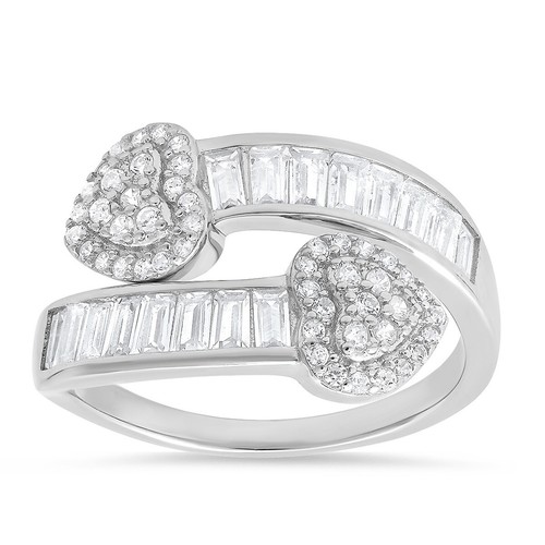 Baguette heart bypass - baguette, ring