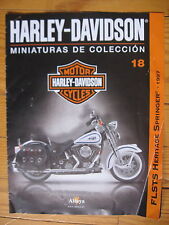 FASCICULE 18  MOTO COLECCION HARLEY DAVIDSON  FLSTS HERITAGE SPRINGER 1997