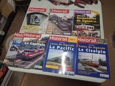 HISTORAIL-lot 7 magazines numeros 12 / 13 / 17 / 18 / 20 / 33 / 34