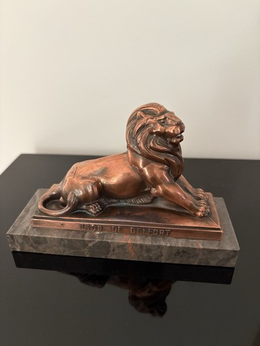 Statuette lion belfort - statuette,