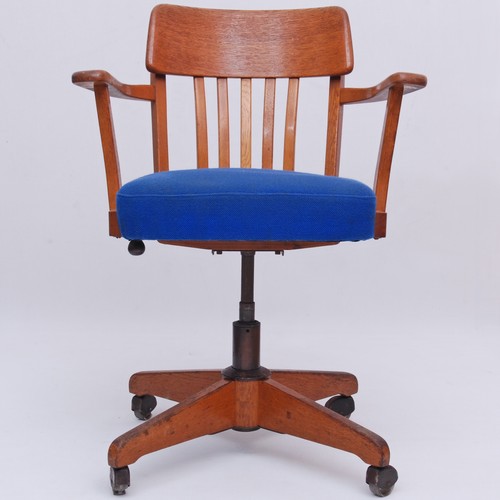chaise vintage bleue