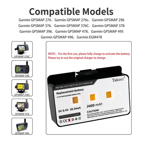 3400mah battery for garmin - 3400mah,