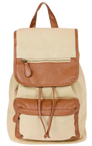 Sac dos beige tissu - sac, +