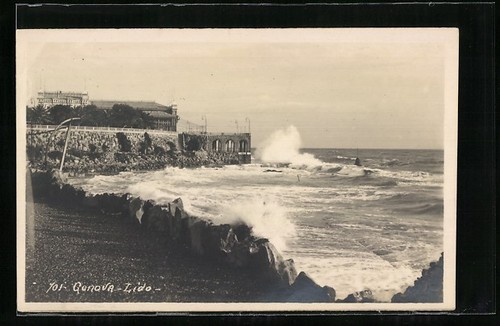 Genova lido partie - genova-lido,, plage
