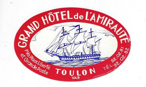 Ancienne etiquette bagage - ancienne,