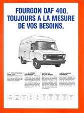 DAF TRUCKS / PROSPECTUS / FOURGON 400