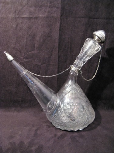 Carafe poron cristal argent - cristal, et