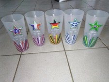 5 verres gobelets bière Heineken édition limitée différent 50cl plusieurs jauge 