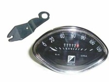 Compteur de vitesse noir Vespa 0-120 Kph VBB SS GS Sprint Speedo