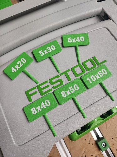 Festool 500 domino labels - df,