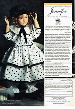 Publicité Advertising  038  1993   poupée Jennifer par Ruth Treffeisen