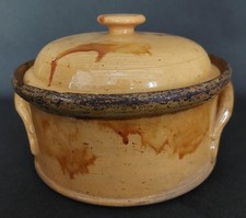 Terrine terre cuite vernissée