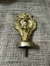 Ancienne ornementation en laiton doré / bronze – style Louis XV Rococo