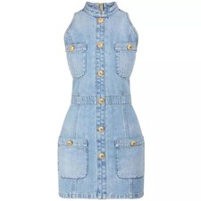 Robe Balmain en denim