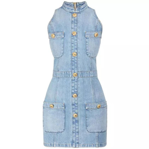 Robe balmain denim - robe,