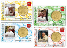 Stamp and Coin Card Vatican