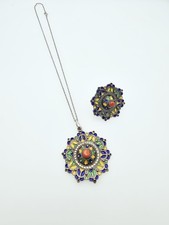 Ensemble collier + bague réglable en argent Kabyle Berbère