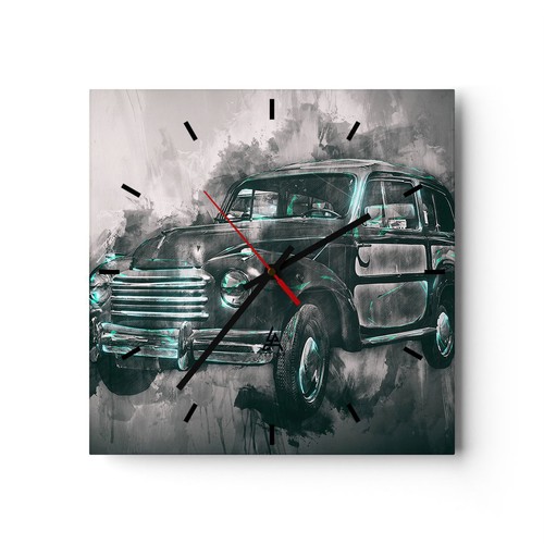 Horloge murale verre - horloge,