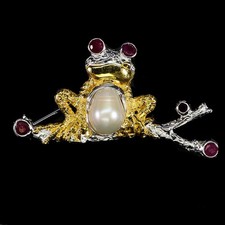 925 Argent Sterling Broche