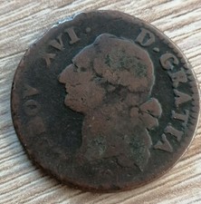  LOUIS XVI Sol dit "à l'écu"
