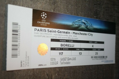 Ticket entier psg v - entier, ))