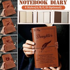 Carnet de notes en cuir PU doublé Journal journal intime bloc-notes gravé