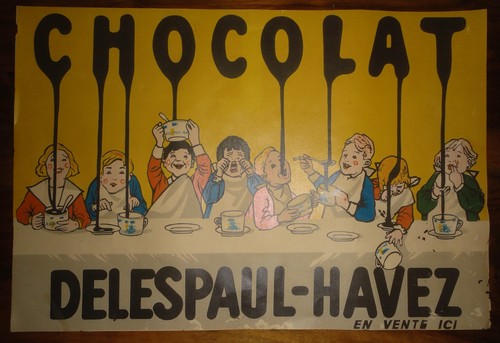 Affiche ancienne chocolat - ancienne,