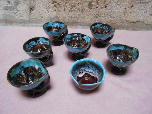 Tasses café vintage 1 - 6, +