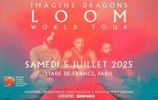 Billet Catégorie 1 Imagine Dragons - Stade de France - 5 juillet 2025  