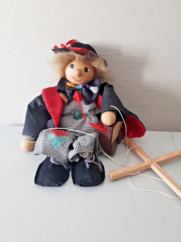 Marionnette bois années - marionnette,