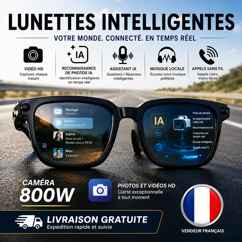 Lunettes bluetooth caméra - lunettes,