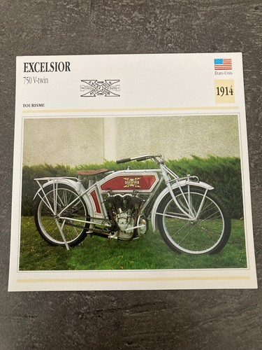 Carte fiche moto collection - moto,