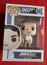 Figurine FUNKO POP MOVIES 523 JAWS JAMES BOND 007 Jouet Collection état Neuf .