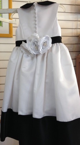 Flower girl dress white - dress,