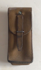 FRANCE INDOCHINE ALGÉRIE ÉTUI CUIR NÉCESSAIRE NETTOYAGE ARMEMENT (vide) +cadeau