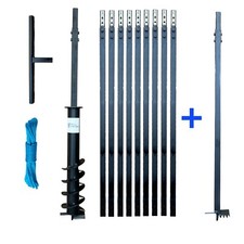 Tarière 120mm/10m Perceuse de Puits Puits de Forage Chignole + foret d'argile !!